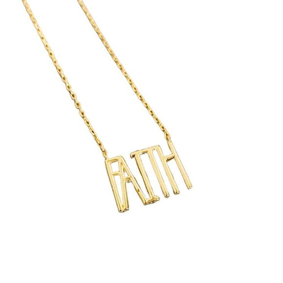 Rae Dunn | Faith Necklace - Picture 1 of 13